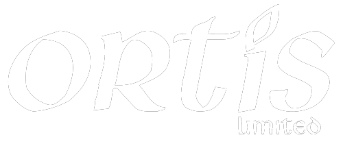 Ortis Ltd logo white